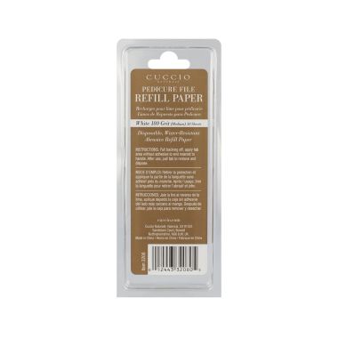 Cuccio Abrasive Paper Refill 180 Grit 50 ct - White