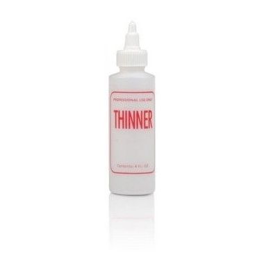 Imprinted Empty Polish Thinner Bottle w/Cap 4 oz