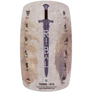 Chisel Nail Arts - 3D Nail Stamping - Tribal Collection #13