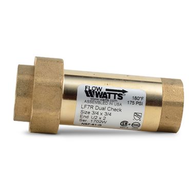Dual Check Valve 3/4 x 3/4 - LF7R