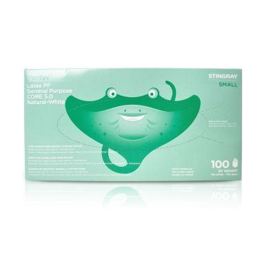 Ventyv - Powder Free Latex Gloves - Small 100 ct