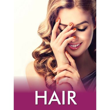 Holographic Window Decal-Hair-H-11