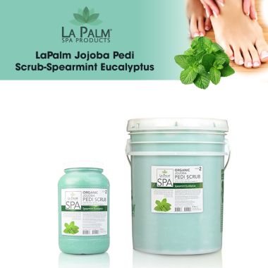 LaPalm Jojoba Pedi Scrub-Spearmint Eucalyptus