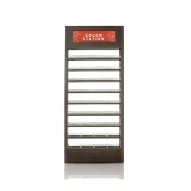 Wooden Polish Wall Rack 