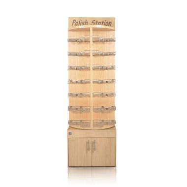 Luxury Wooden Rotary Polish & Gel Stand Rack