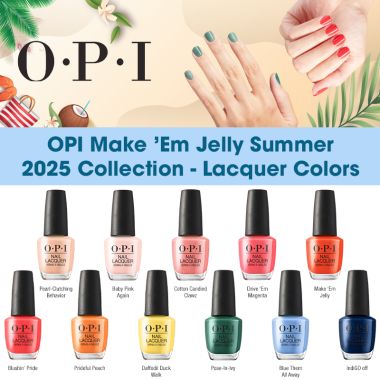 OPI Make 'Em Jelly Summer 2025 Collection - Lacquer Colors