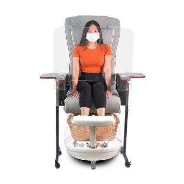 Pedispa Acrylic Protective Screen w/ Metal Stand- 30 inches