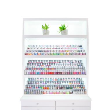 Steps Polish & Powder Display Cabinet