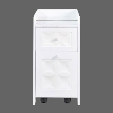 Regis Pedi-Cart with Marble Top