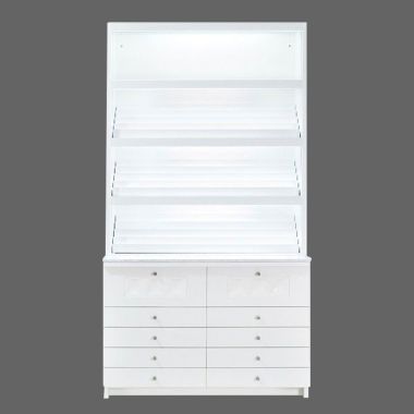 Regis Powder & Polish Display Cabinet with Marble Top