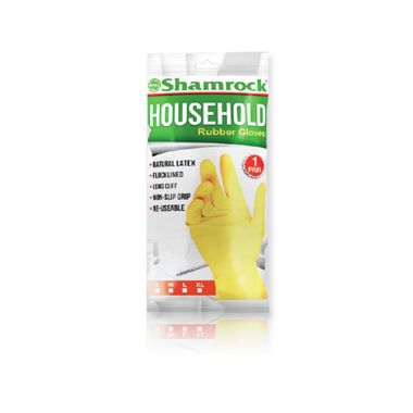 Shamrock - Household Latex Gloves - Large (1 pair)