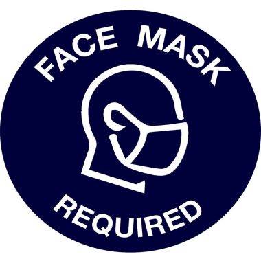 Adhesive Sign - Face Mask - 01