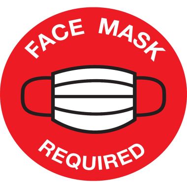 Adhesive Sign - Face Mask - 03