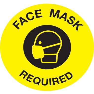 Adhesive Sign - Face Mask - 05