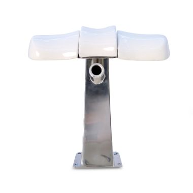 Gspa W Footrest w/ White Fiberglass Top