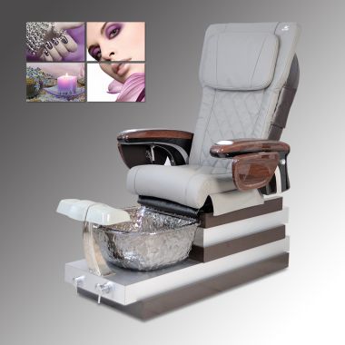 Gspa W Pedicure Spa Round Glass Sink w/ installation