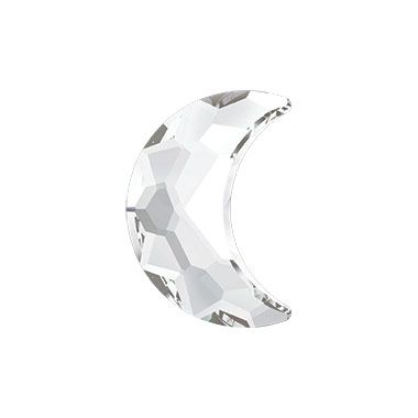 Swarovski - 2813 Moon Flat Back - Crystal 5.5mm (8ct)