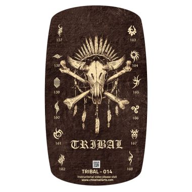 Chisel Nail Arts - 3D Nail Stamping - Tribal Collection #14