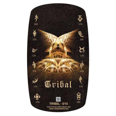 Chisel Nail Arts - 3D Nail Stamping - Tribal Collection #15