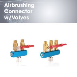 Airbrushing Connector w/Valves