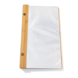Le'K Bamboo Spa Menu Binder