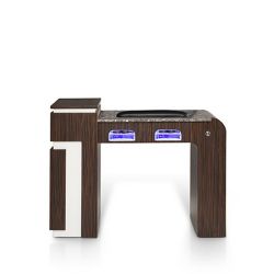 Beniko Nail Table UV - White Fino & Guayanna Rose