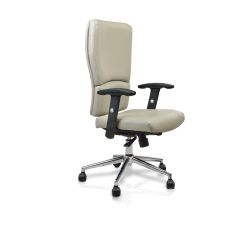 Euro Chair All Grey w/Chrome Base