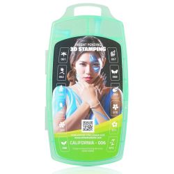 Chisel Nail Arts - 3D Nail Stamping - California Collection