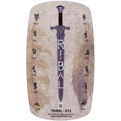 Chisel Nail Arts - 3D Nail Stamping - Tribal Collection #13