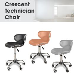 Crescent Technician Chair w/ Chrome Base