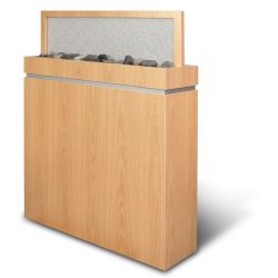 Salon Divider with Frosted Acrylic