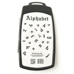Chisel Nail Arts - 3D Nail Stamping -Alphabet Collection
