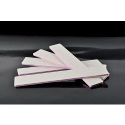 QT White/Pink Jumbo File 80/80 - Washable 50 ct