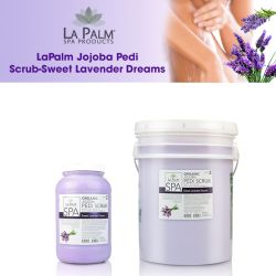 LaPalm Jojoba Pedi Scrub-Sweet Lavender Dreams