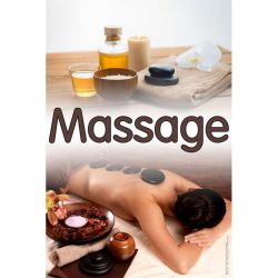 Holographic Window Decal-Massage- H-18