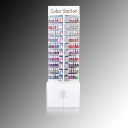 Deluxe Wooden Rotary Powder or Duo Stand Rack