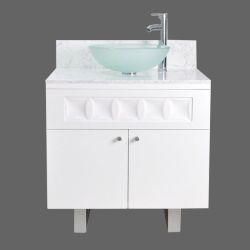 Regis Single Sink with Marble Top - 30