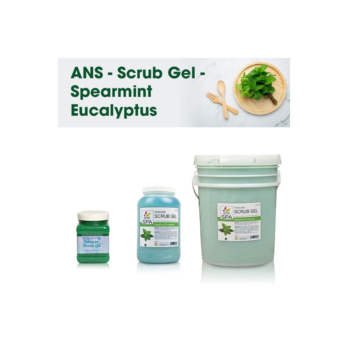 ANS - Scrub Gel - Spearmint Eucalyptus 