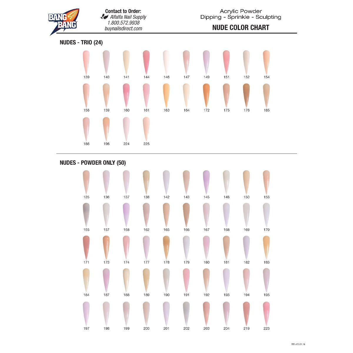 BangBang Dip - Nude Colors - 2 oz