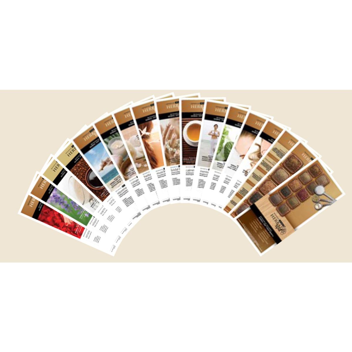 Herbal Spa Master Menu Cards Kit