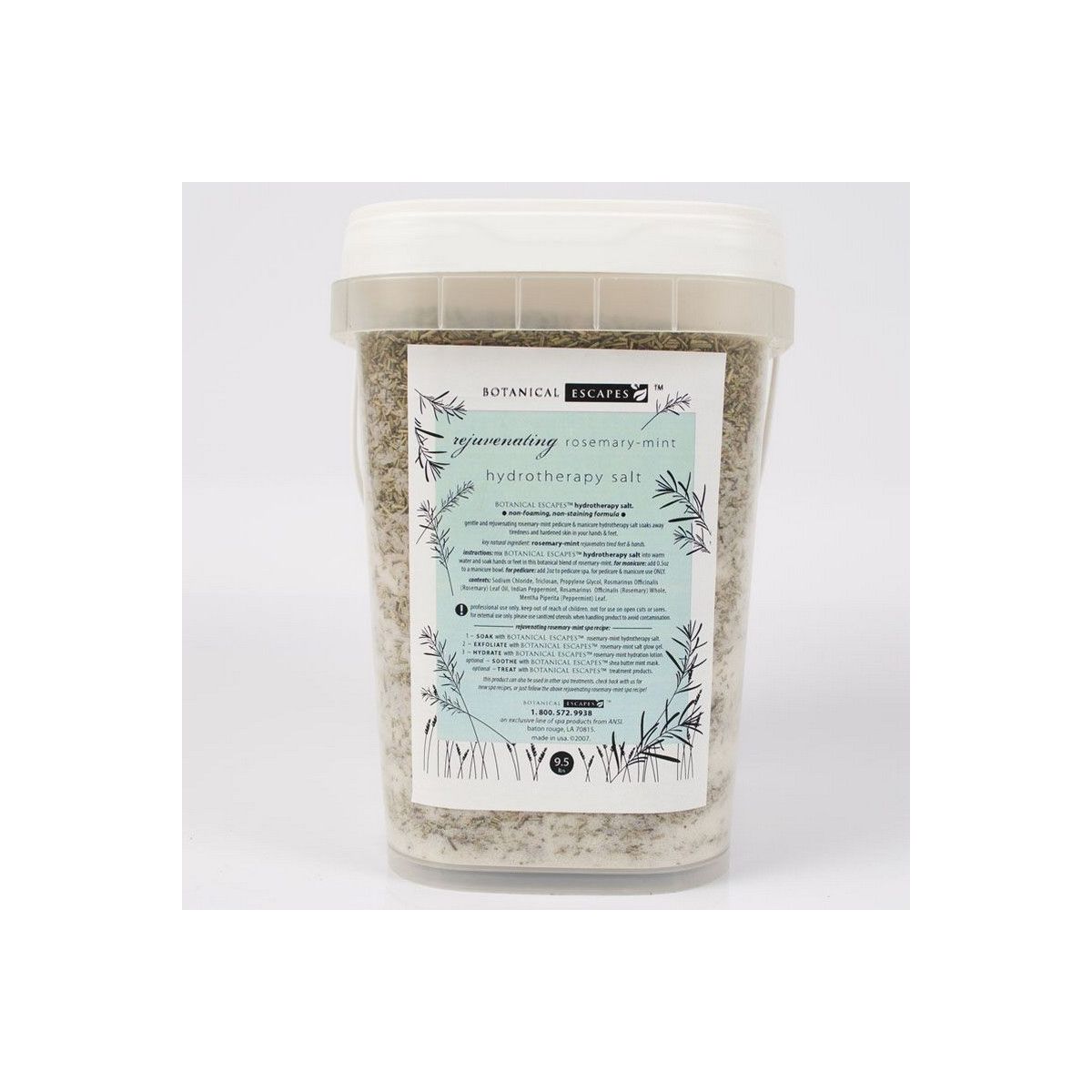 Botanical Escapes Rosemary Mint Hydrotherapy Salt