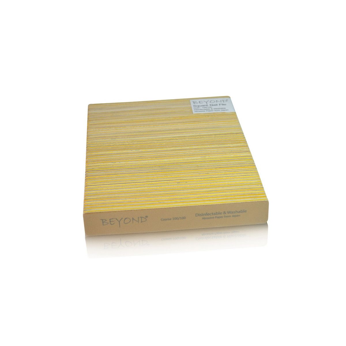 Beyond Gold File Square 100/100 -  Disinfectable & Washable 50 ct