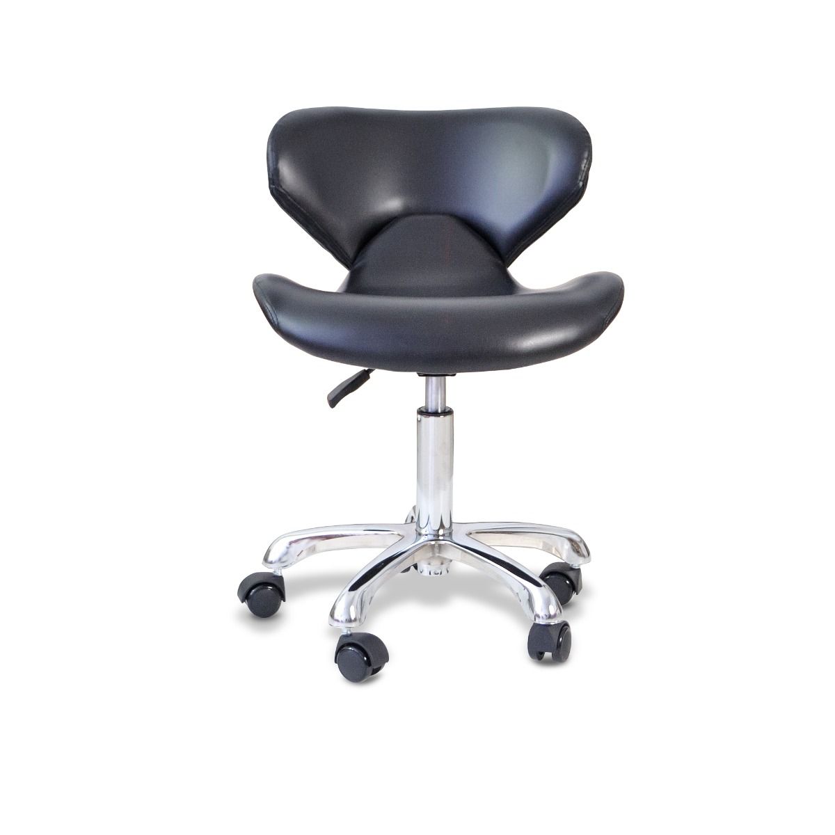 Crescent Technician Chair Black w/Chrome Base
