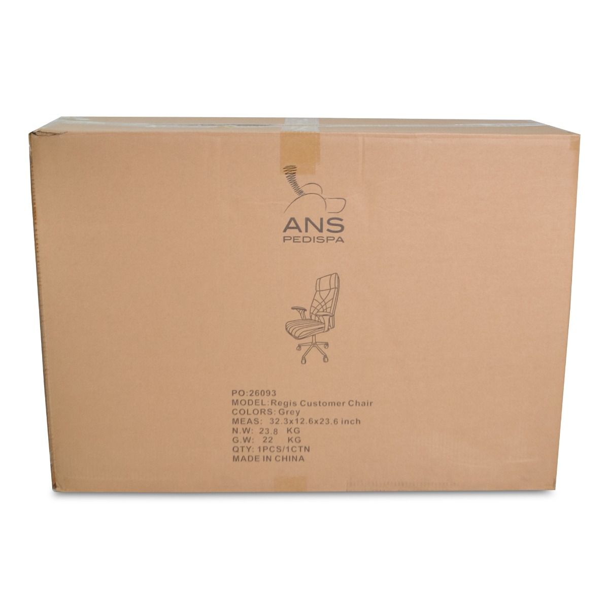 Regis Customer Chair w/ Chrome Base