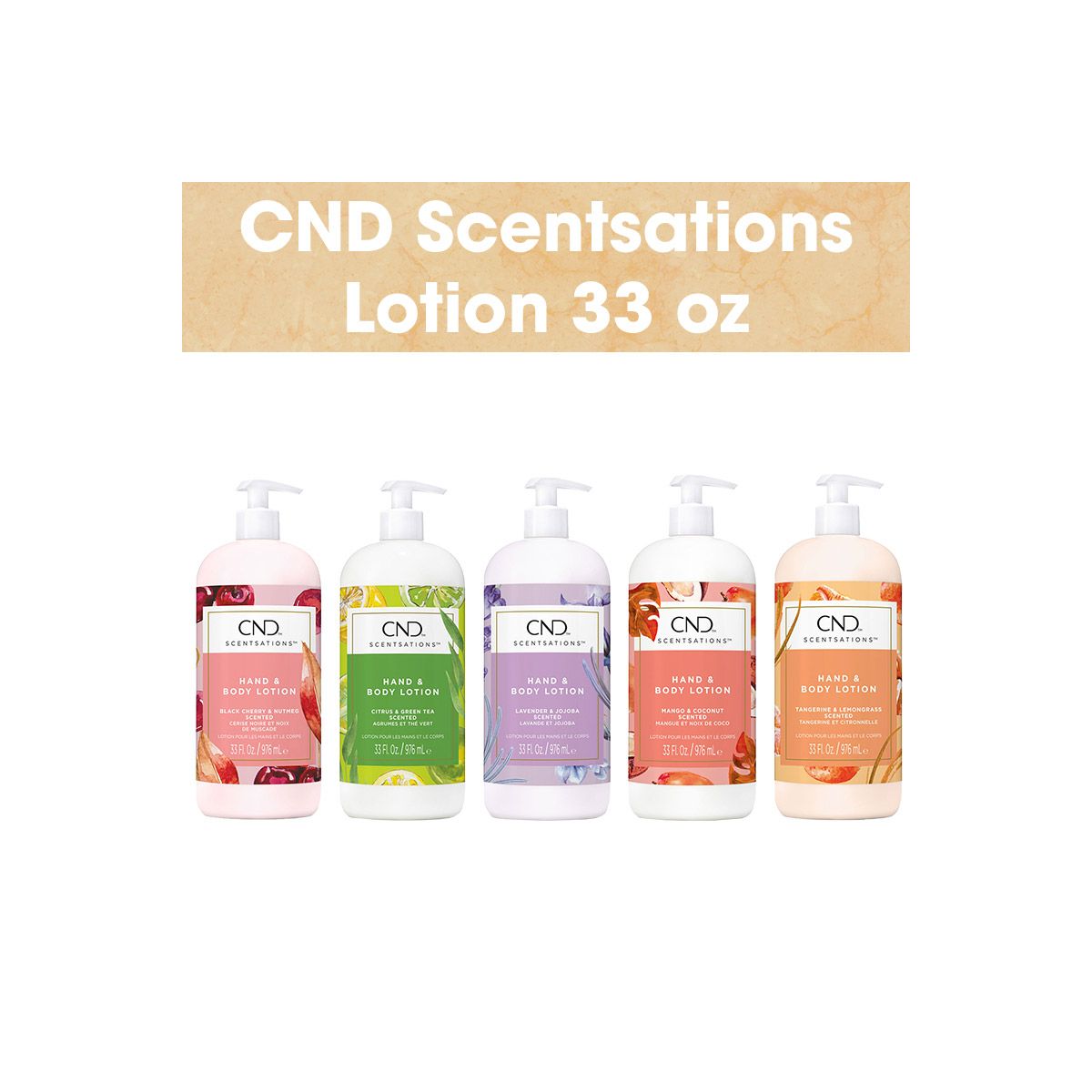 CND Scentsations Lotion 33 oz