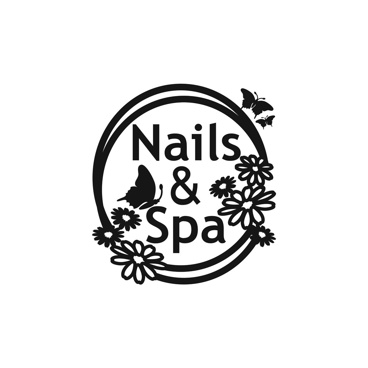 Vinyl Salon Decals-Inside