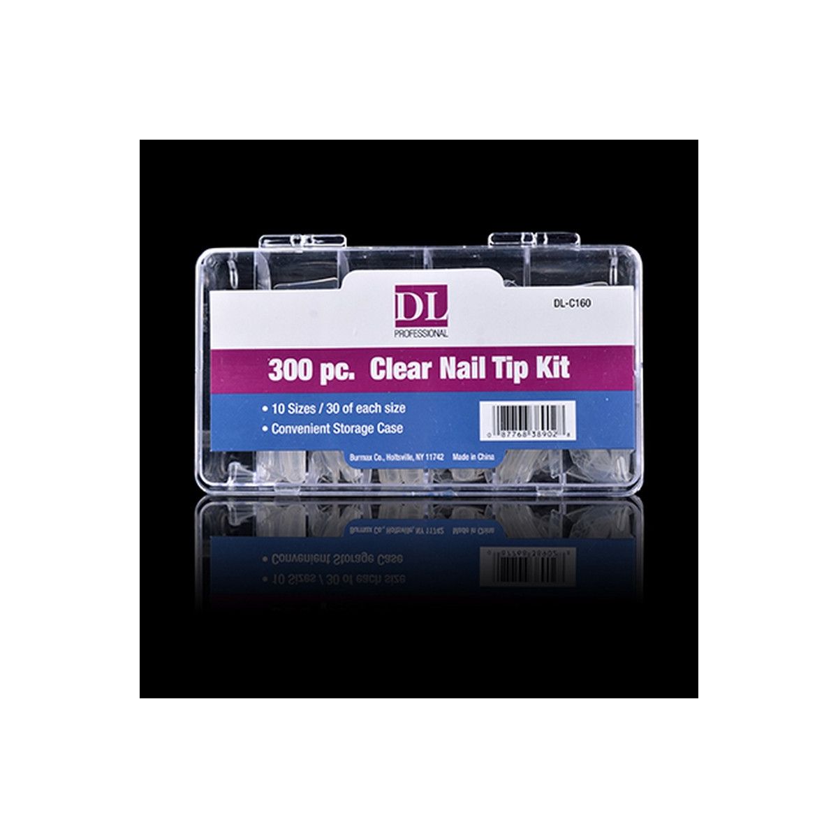 DL Pro - Clear Nail Tip Kit - 300pcs