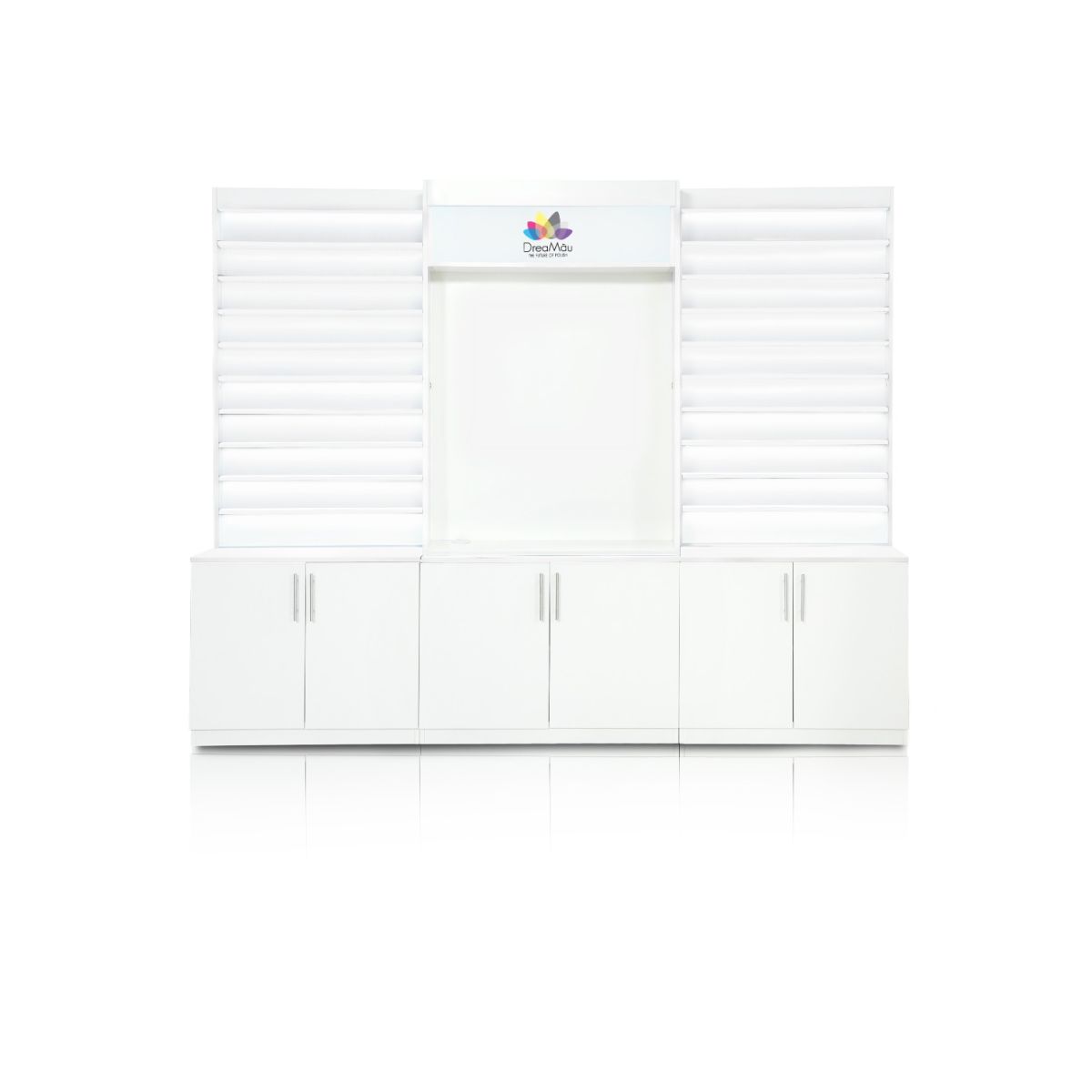 DreaMau Machine Cabinet - Set of 3 Display - White