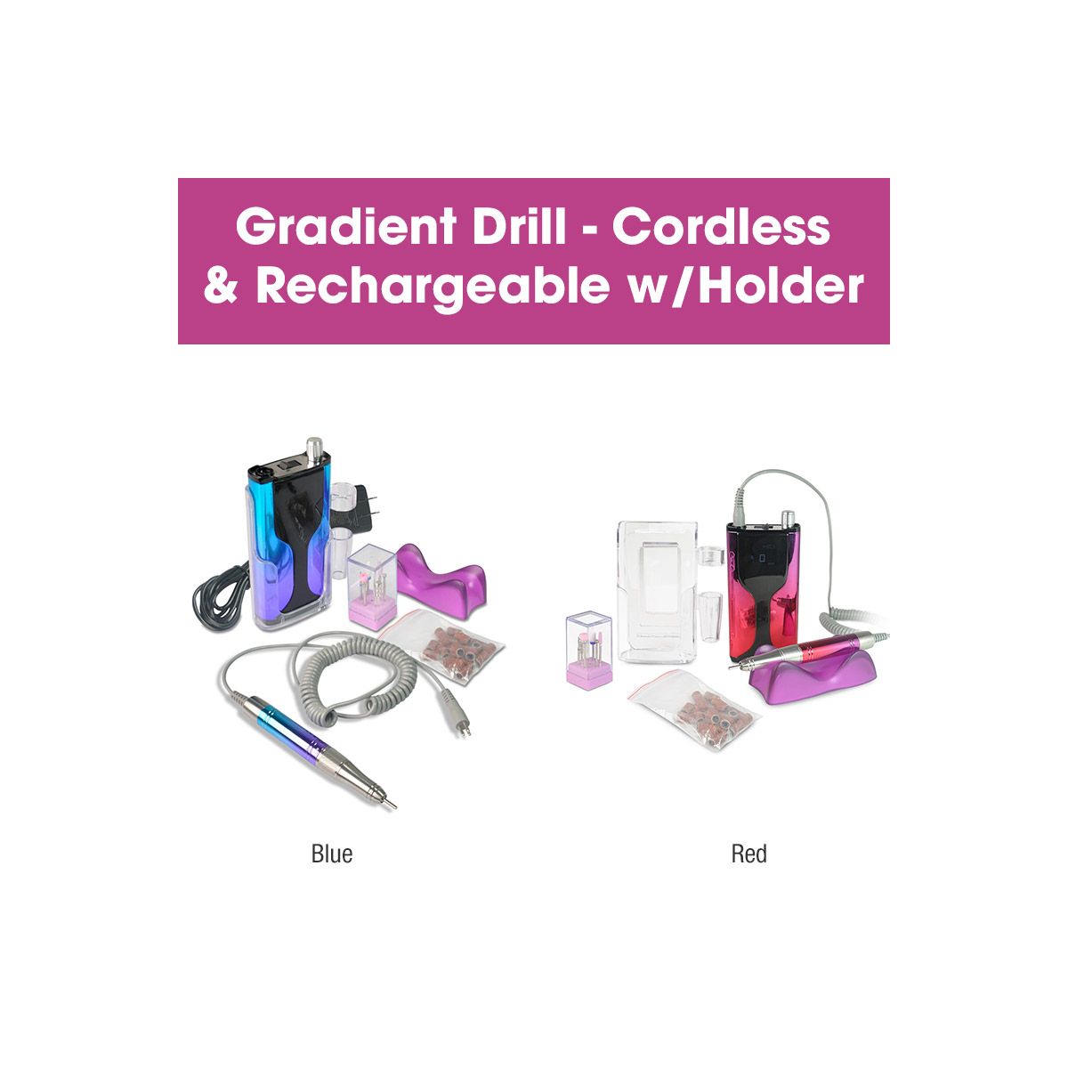 Gradient Drill - Cordless & Rechargeable w/Holder
