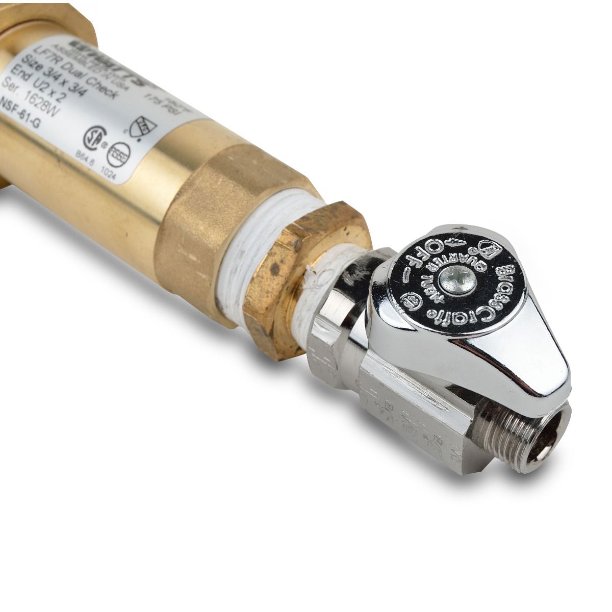 Dual Check Valve, Backflow Preventer, Complete Kit - LF7R